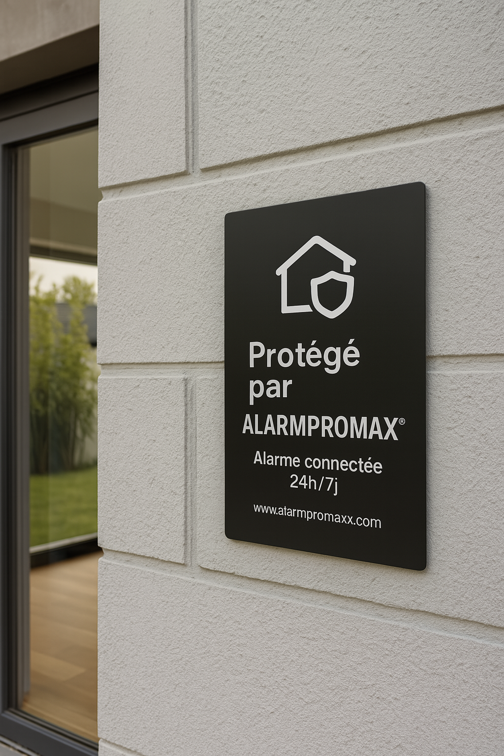 Plaque de signalisation AlarmProMax.
